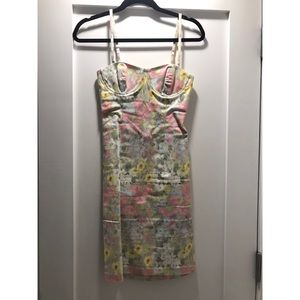 Alice and Olivia corset floral dress